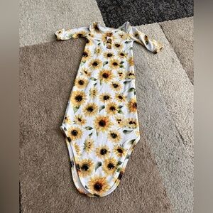 Caden Lane Sunflower Print Kids Pajamas Sleep Sack